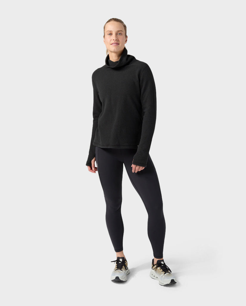 Stio Turpin Fleece Funnel Neck Top Women's Extra Small Mountain Shadow 4
