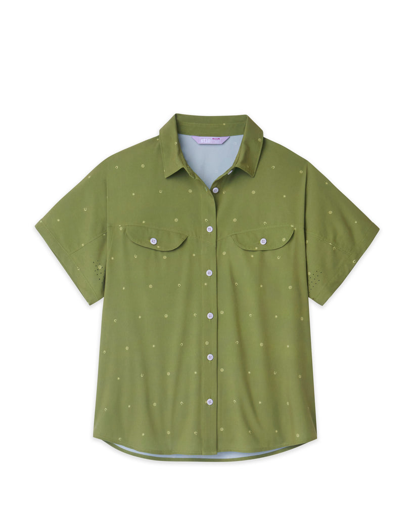 Stio Shifter Shirt Short Sleeve Mountain Shadow M 2