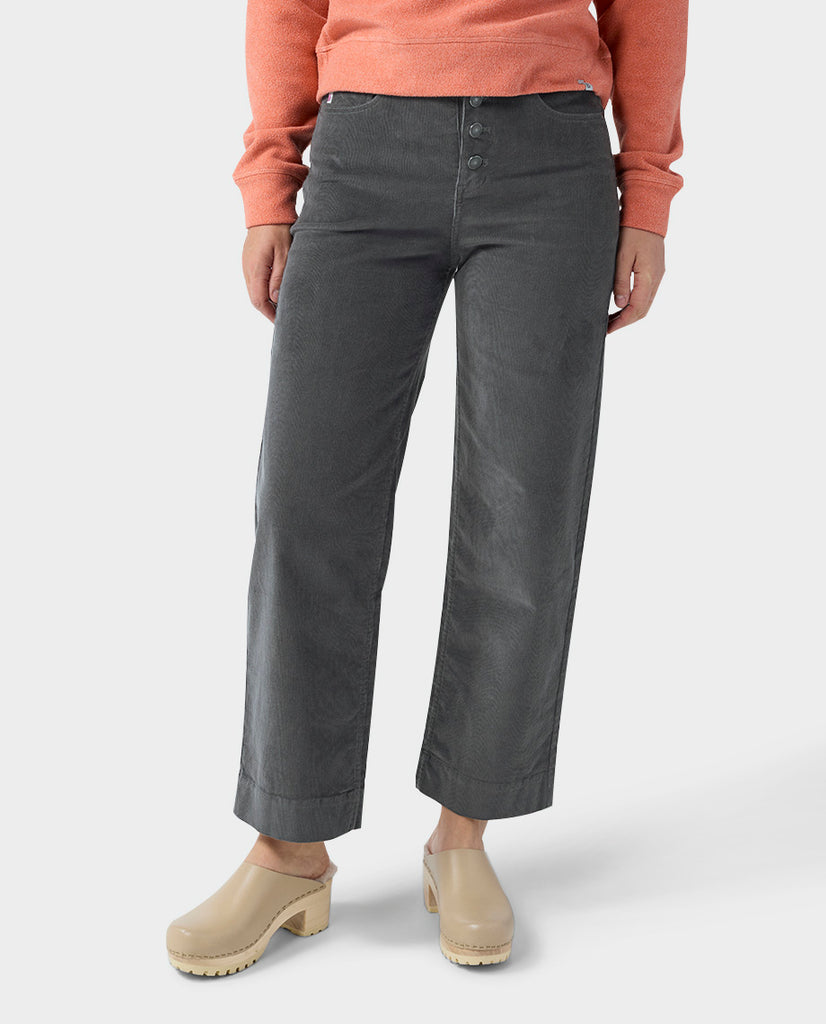 Women's Rivet Wide Leg Cord