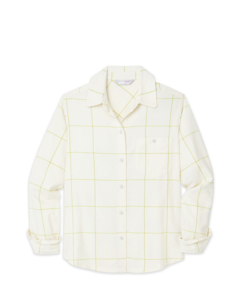 Stio Miter Stretch Flannel Shirt Women's Picnic Large 2