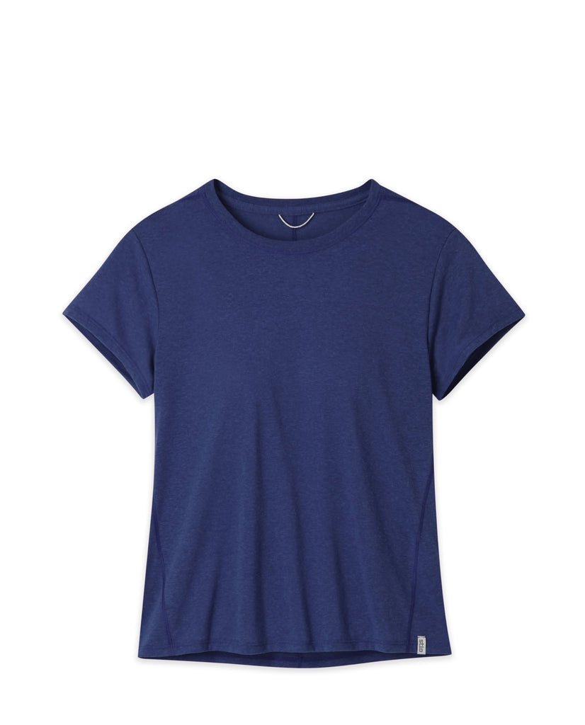 Stio Divide Tee Shirt Short Sleeve Ember Heather XL 2