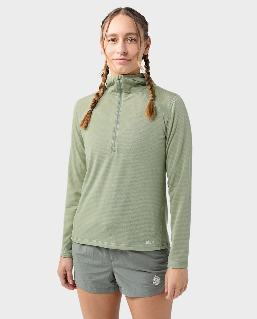 Women's Trax Power Grid Half Zip Hoodie