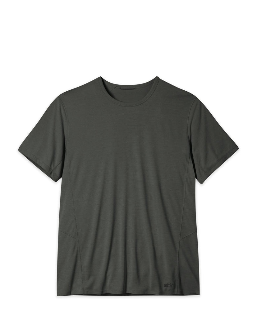 Stio Lucent Tee Shirt Short Sleeve Orange Peel Heather Large 2