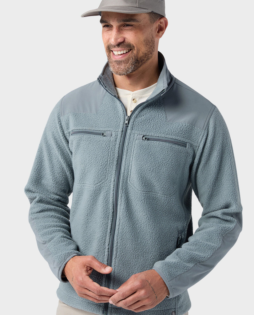 Stio Rawlins Fleece Jacket Abyss/Boundary Black XX-Large 4