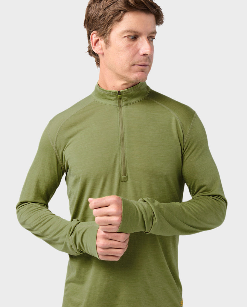 Men's Basis PeakWool Lightweight Half Zip