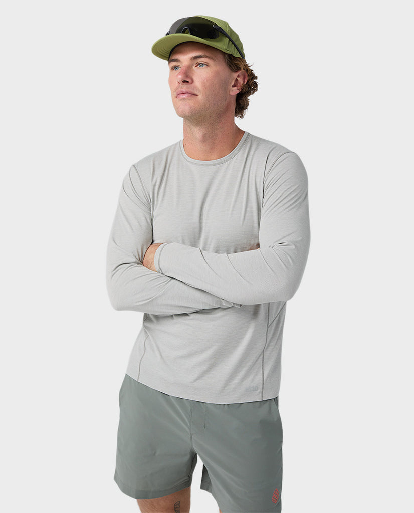 Stio Lucent Tee Shirt Long Sleeve Boundless Heather Medium 4