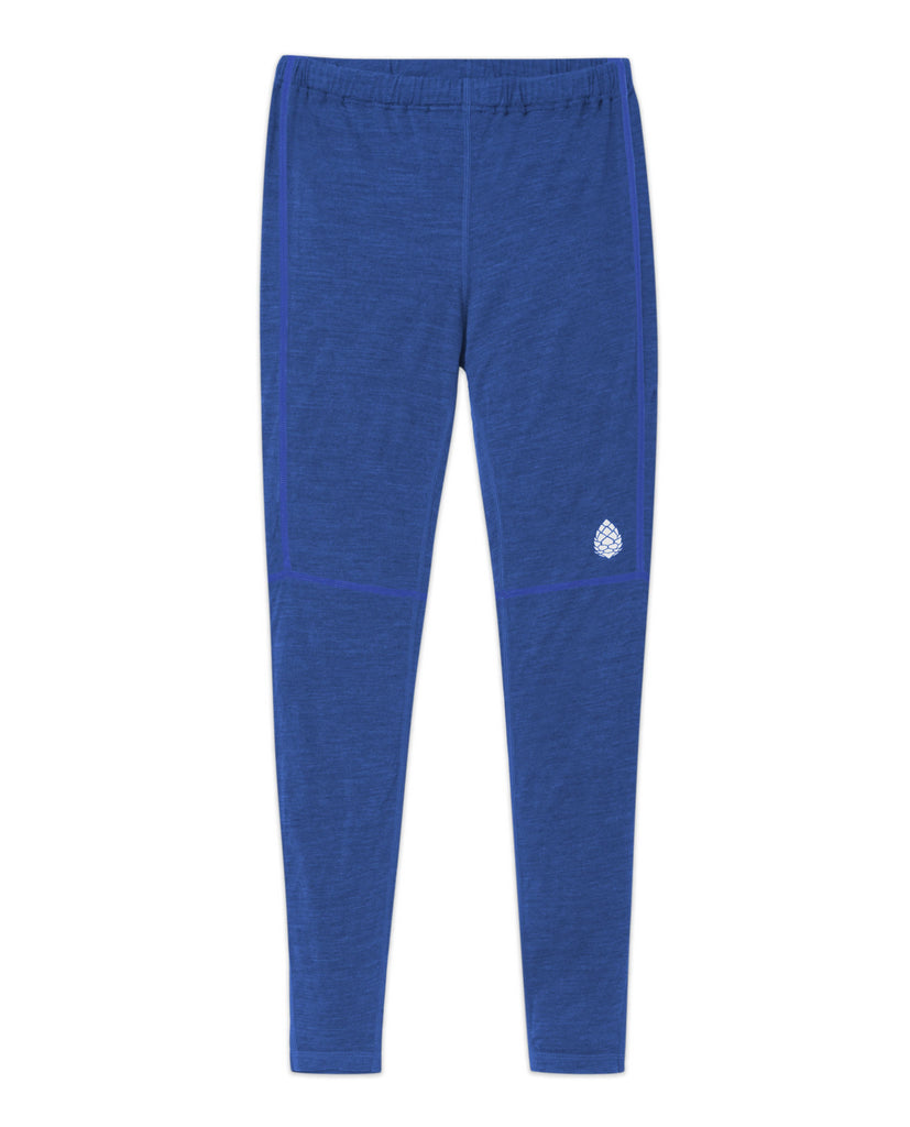 Stio Kids Basis Peakwool Lightweight Tight Pant Terrain Heather Small 2