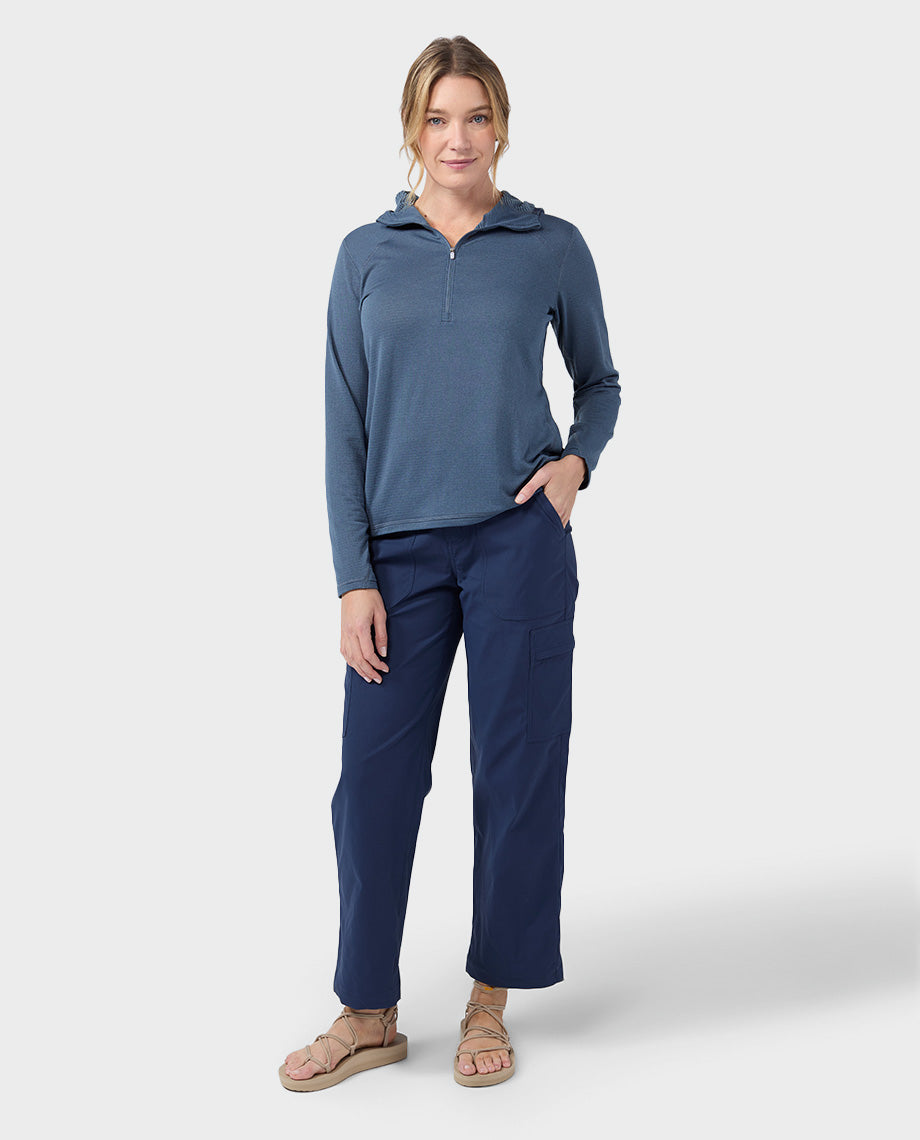 Women's Trax Power Grid Half Zip Hoodie