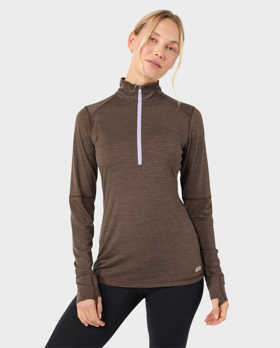 Women's Basis PeakWool Lightweight Half Zip
