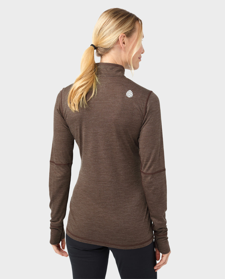 Women's Basis PeakWool Lightweight Half Zip