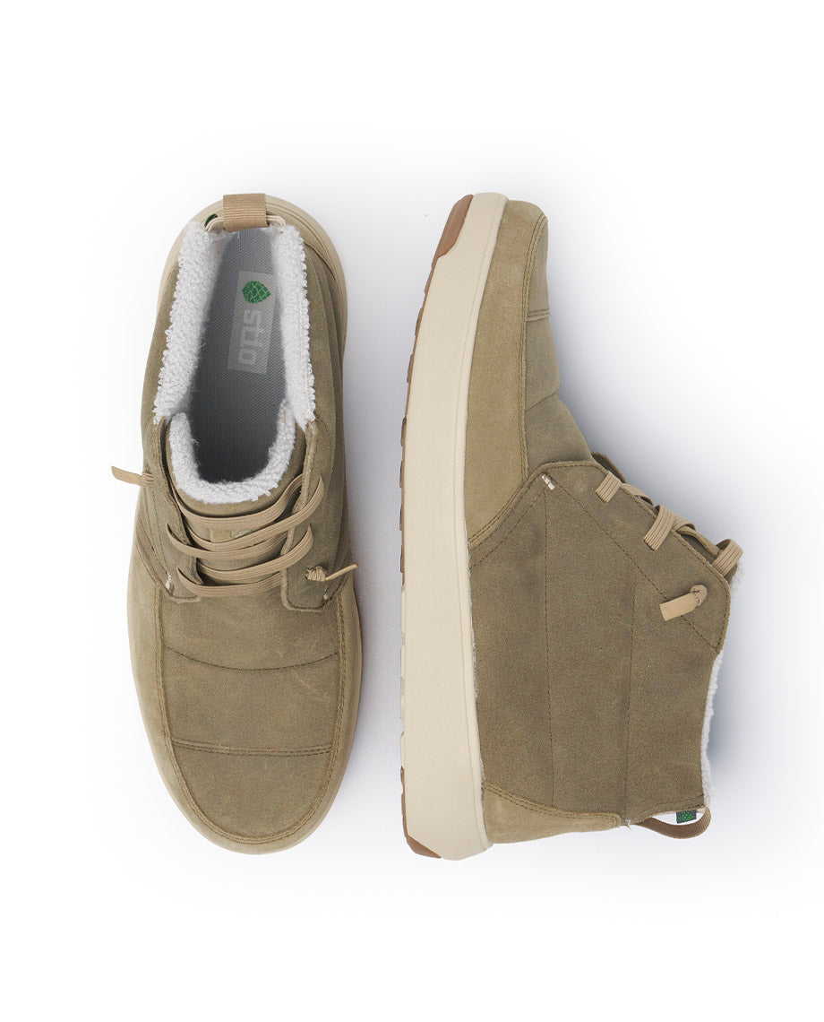 Stio Mens Colter Boot Size 8 Beige Oat Suede Ankle Pull On Winter Shoes Boots‎ Stio Colter Mid Boot – Geartrade.com main image 3