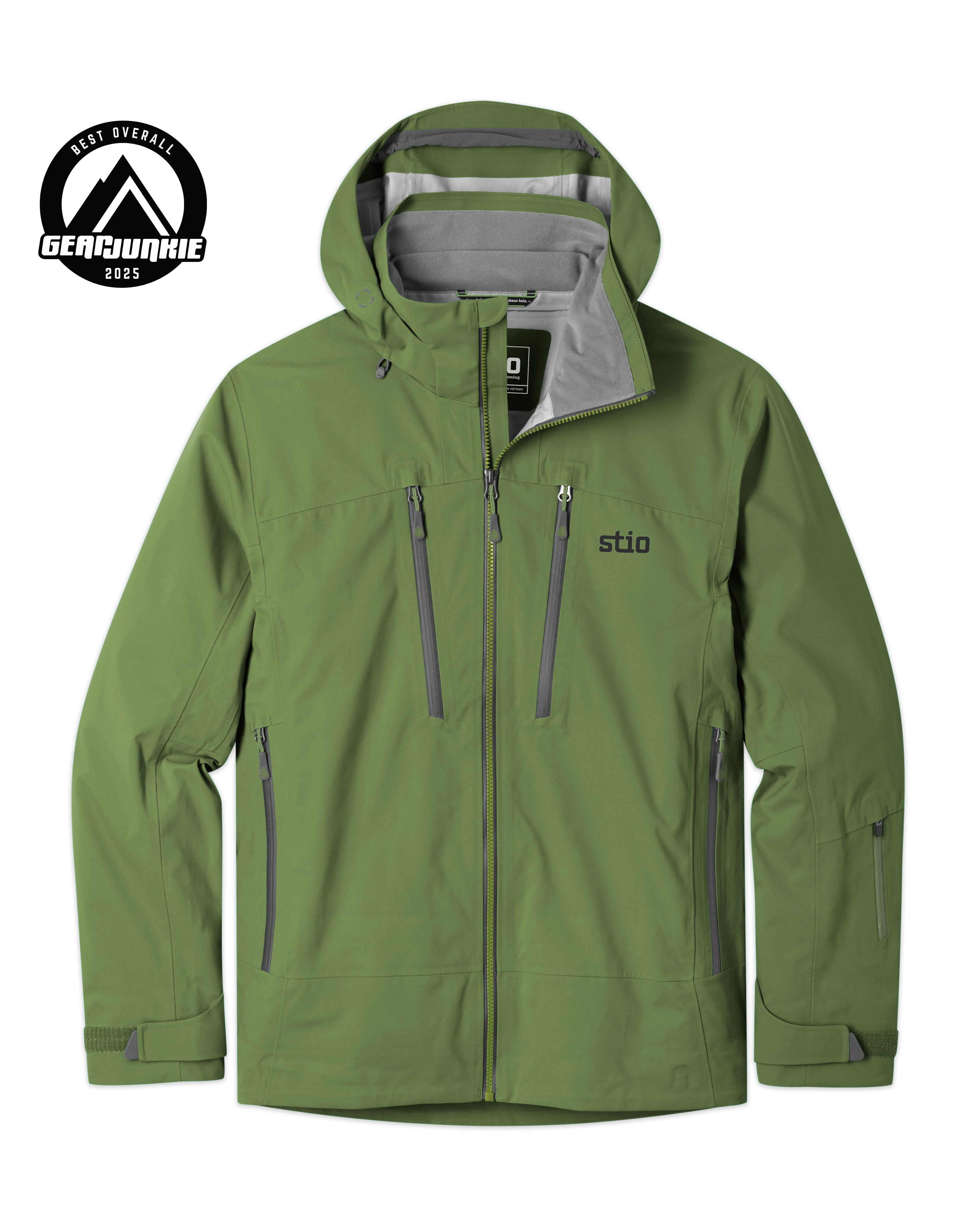 Veste De Ski Femme Stio Environ - Taille L - Verte Thème Coquillage - Occasion