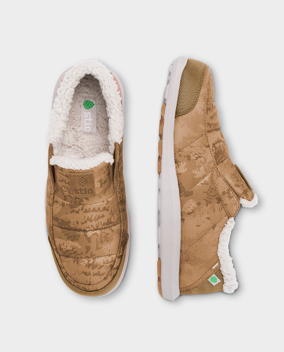 Stio Men’s Colter Low Slip On Shoes Suede Dark Brown Sherpa Lined Size 11 Women main image 2