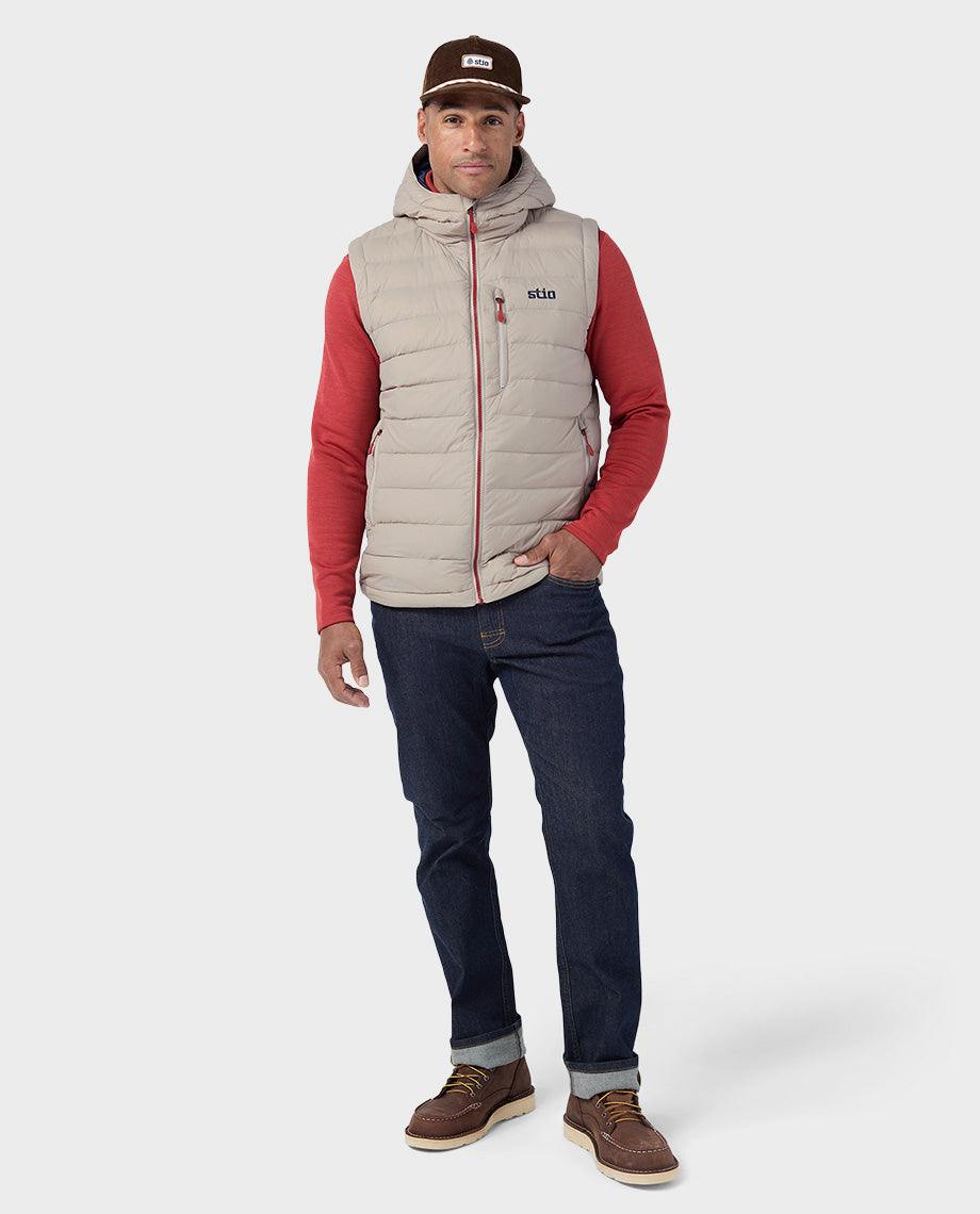 Men's Hometown Down Hooded Vest