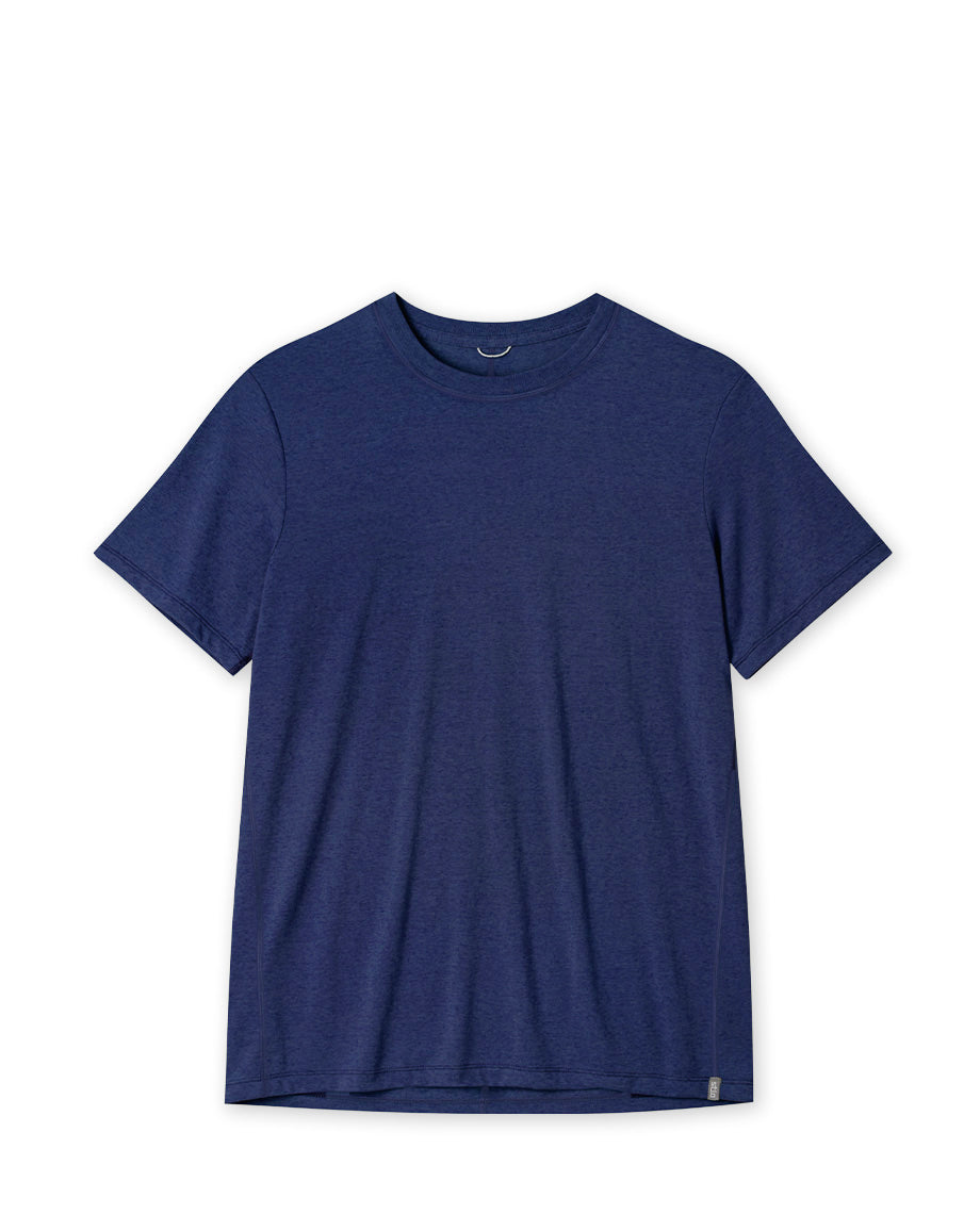 Stio Men's Divide Tee SS, Size Extra Small in Mountain Shadow Heather