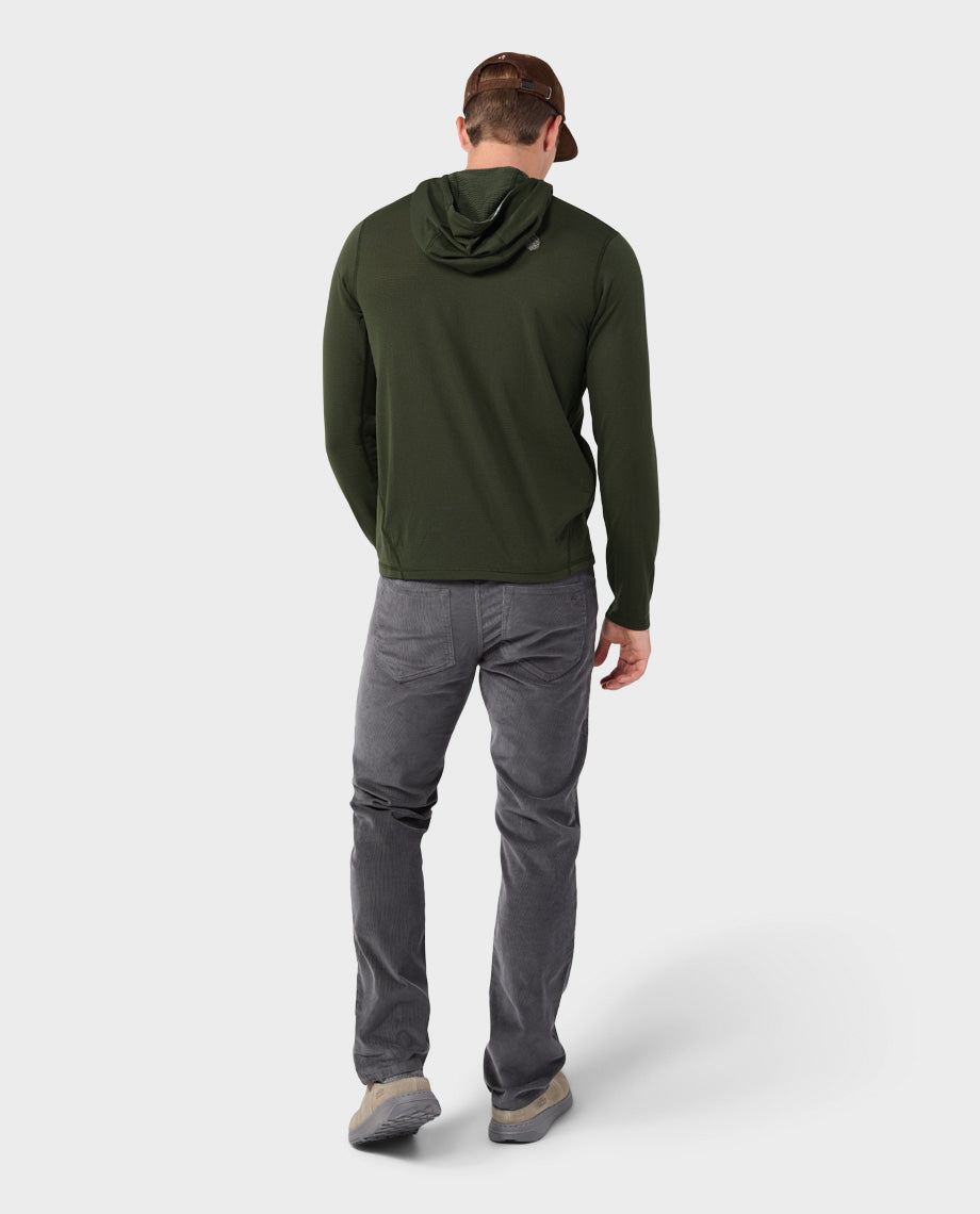 Men's Trax Power Grid Half Zip Hoodie