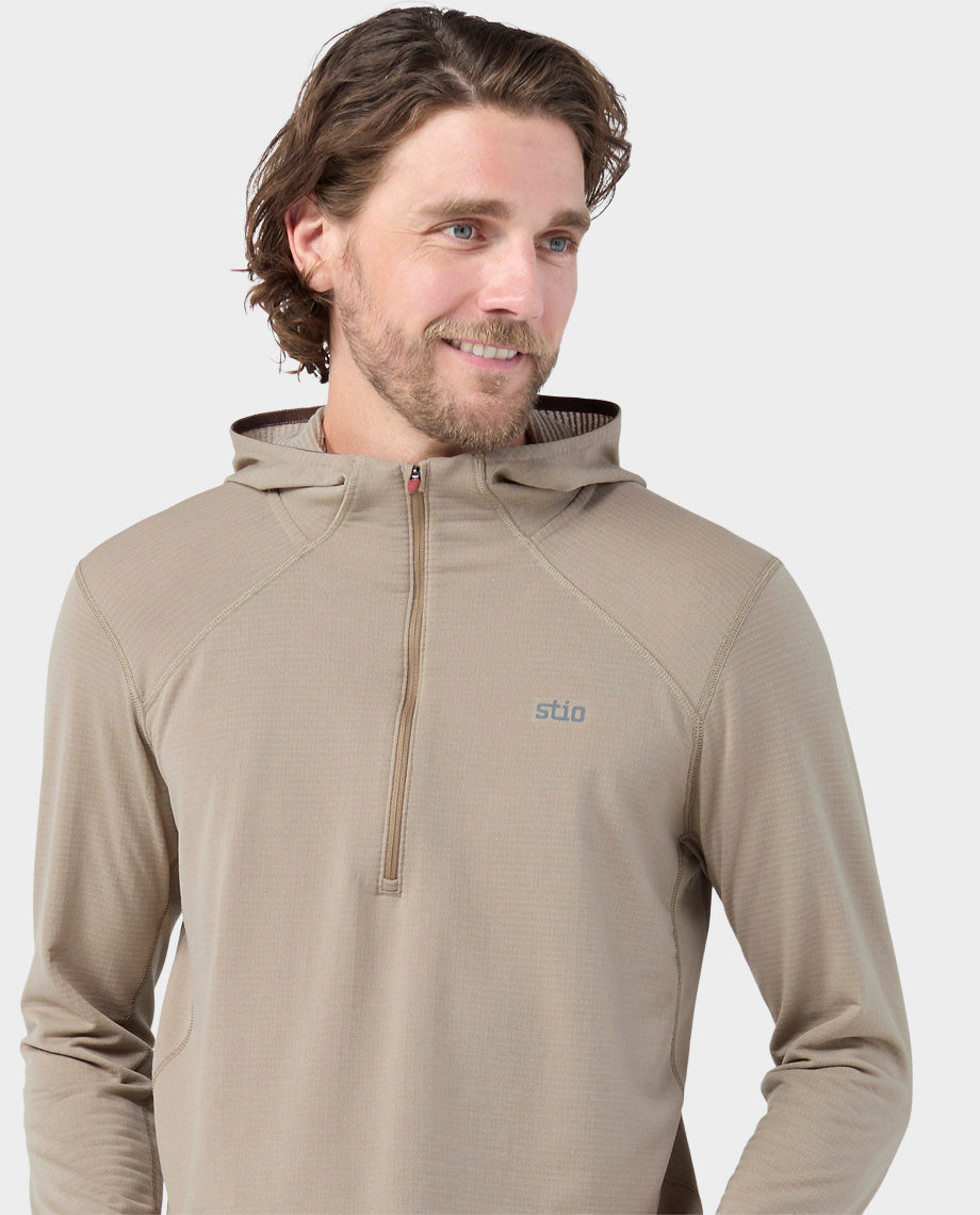 Men's Trax Power Grid Half Zip Hoodie