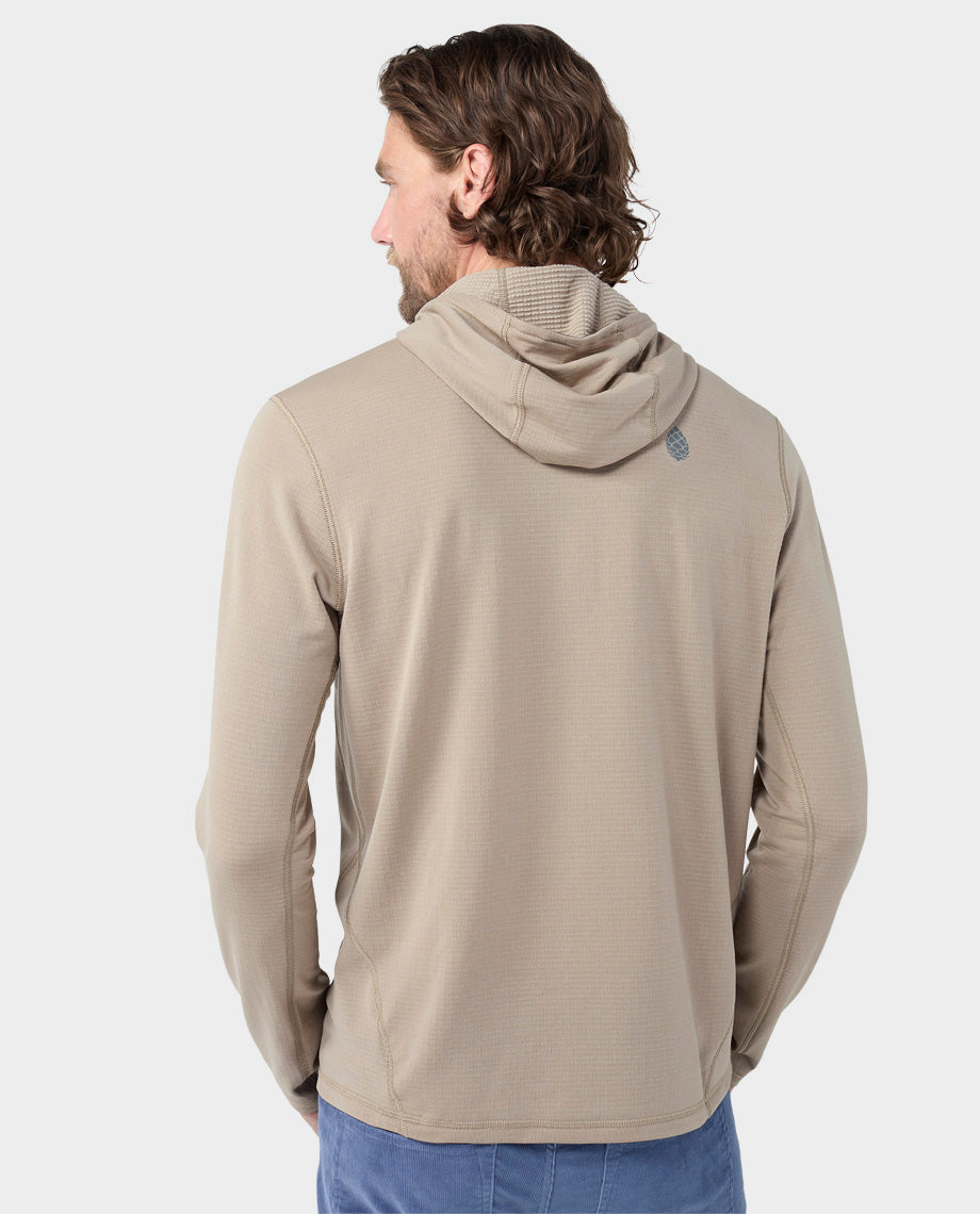 Men's Trax Power Grid Half Zip Hoodie