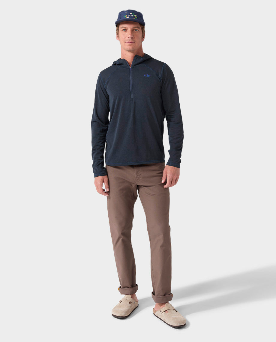 Men's Trax Power Grid Half Zip Hoodie