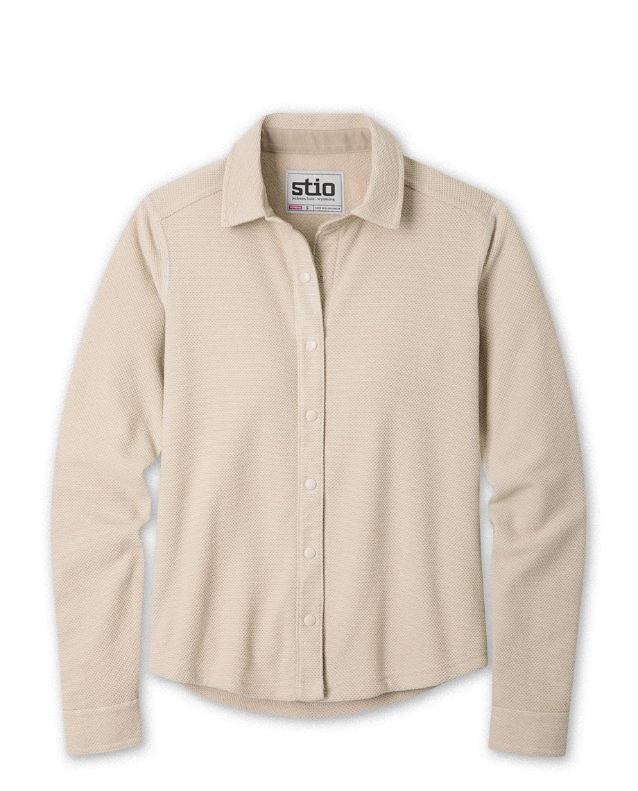 Textured Fleece Embroidered Logo T-Shirt  Short sleeve shirt women, T  shirts for women, Fleece